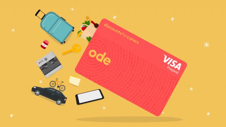 How To Use Your Ode card from Discounts for Carers