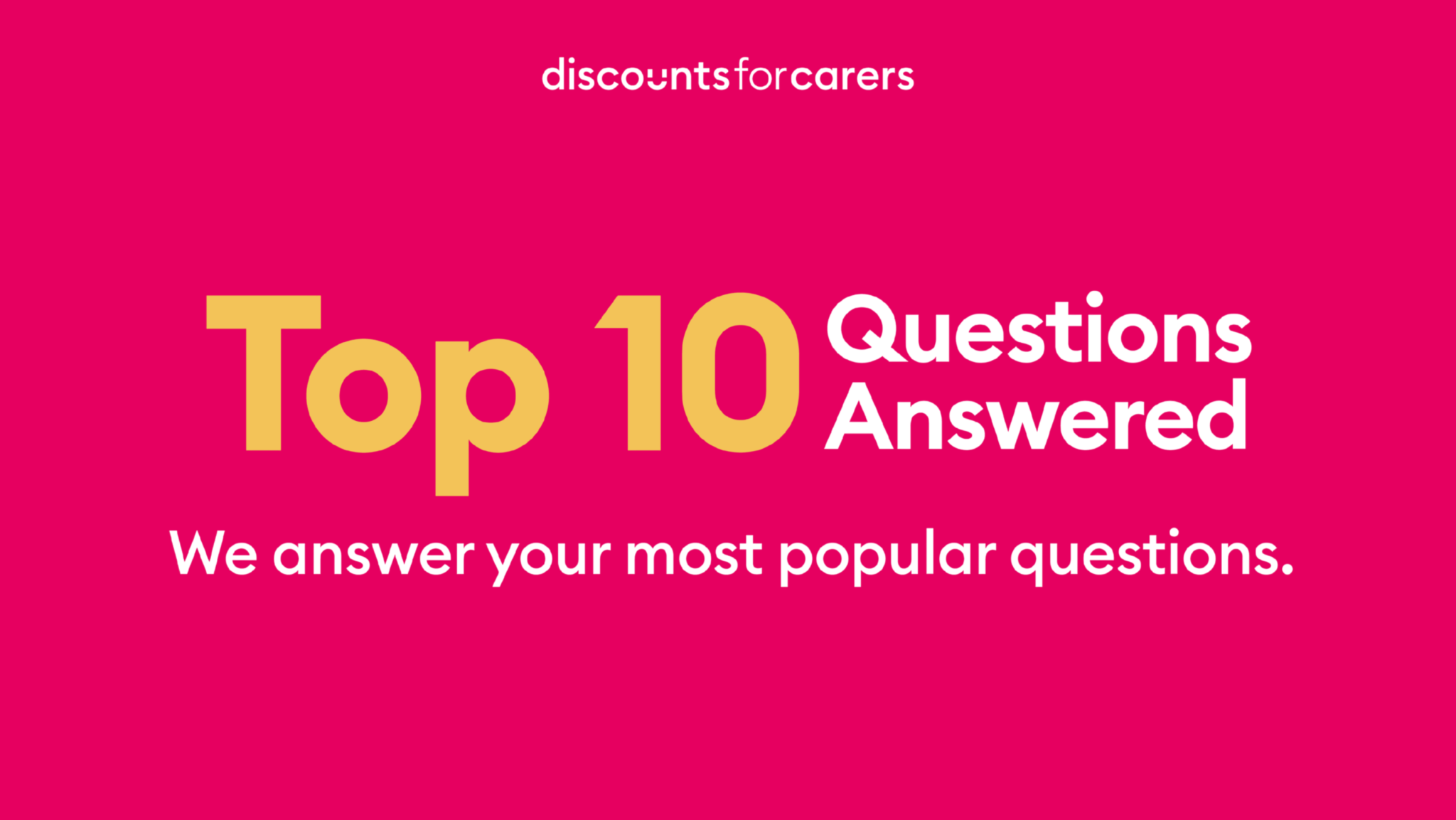 "Top 10 Questions Answered"