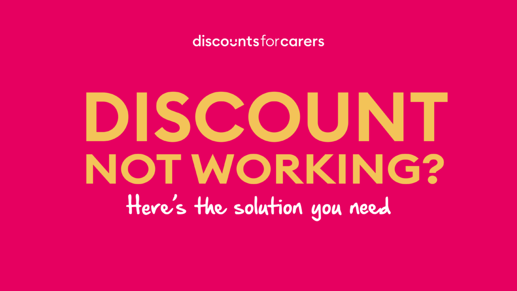 "Discount not working?"